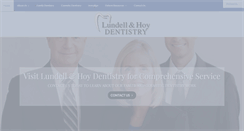 Desktop Screenshot of lundellandhoydentistry.com